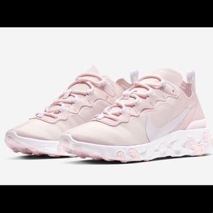 NWOT Nike React Element 55W “Pale Pink” 💞